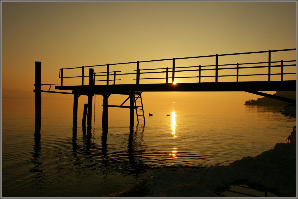 Abendstimmung am Ufer des Genfersee
(14.03.2012)