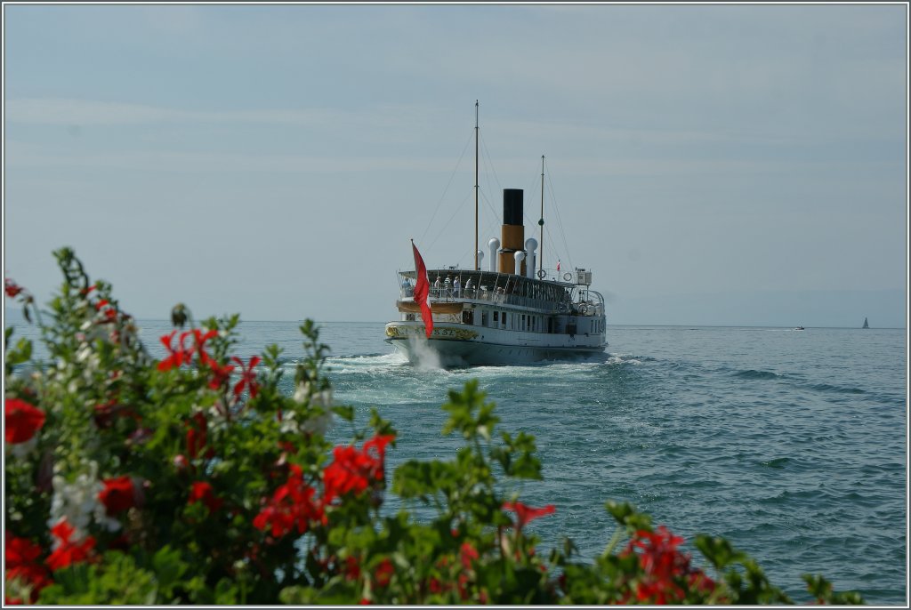 So im Winter freut man sich schon jetzt wieder auf eine Schiffsfahrt auf dem  Kleinen See ...
Villeneuve, den 24. Aug. 2011
