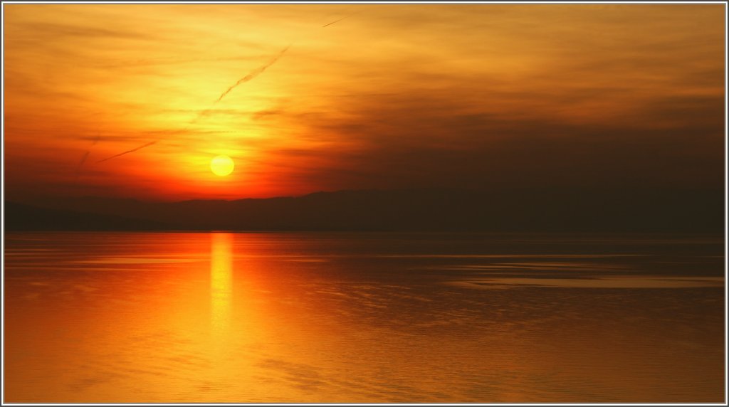 Sonnenuntergang-ein Tag neigt sich zu Ende
(08.02.2011)