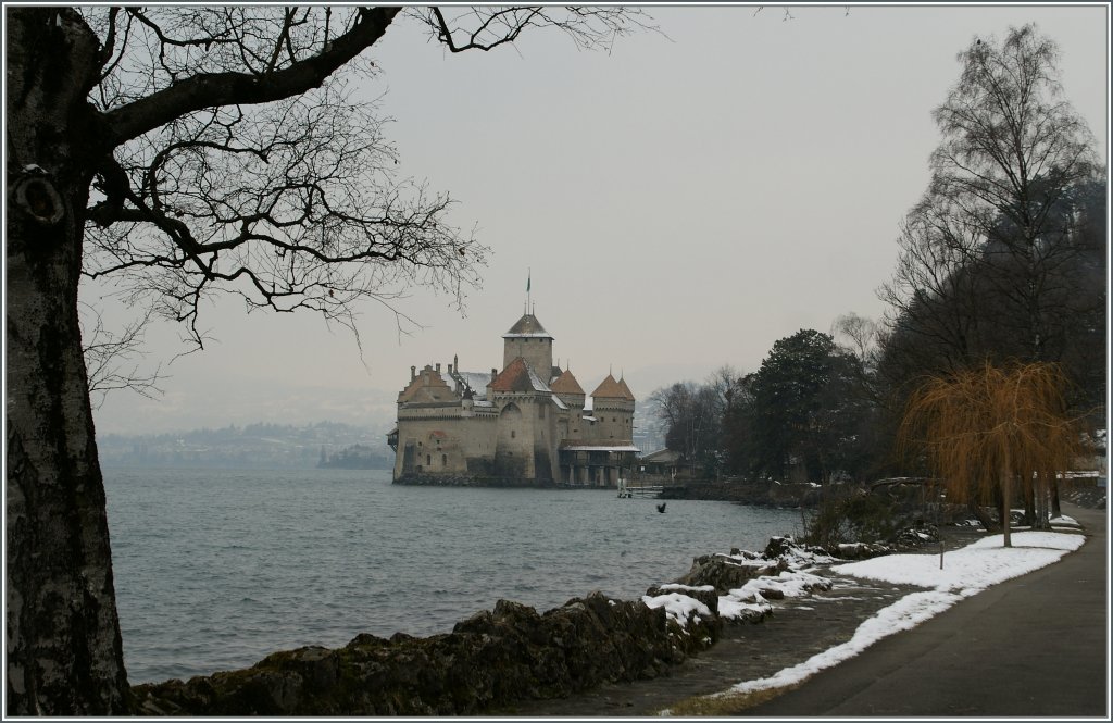 Winterliches Ch�teau de Chillon.
2. II. 12 