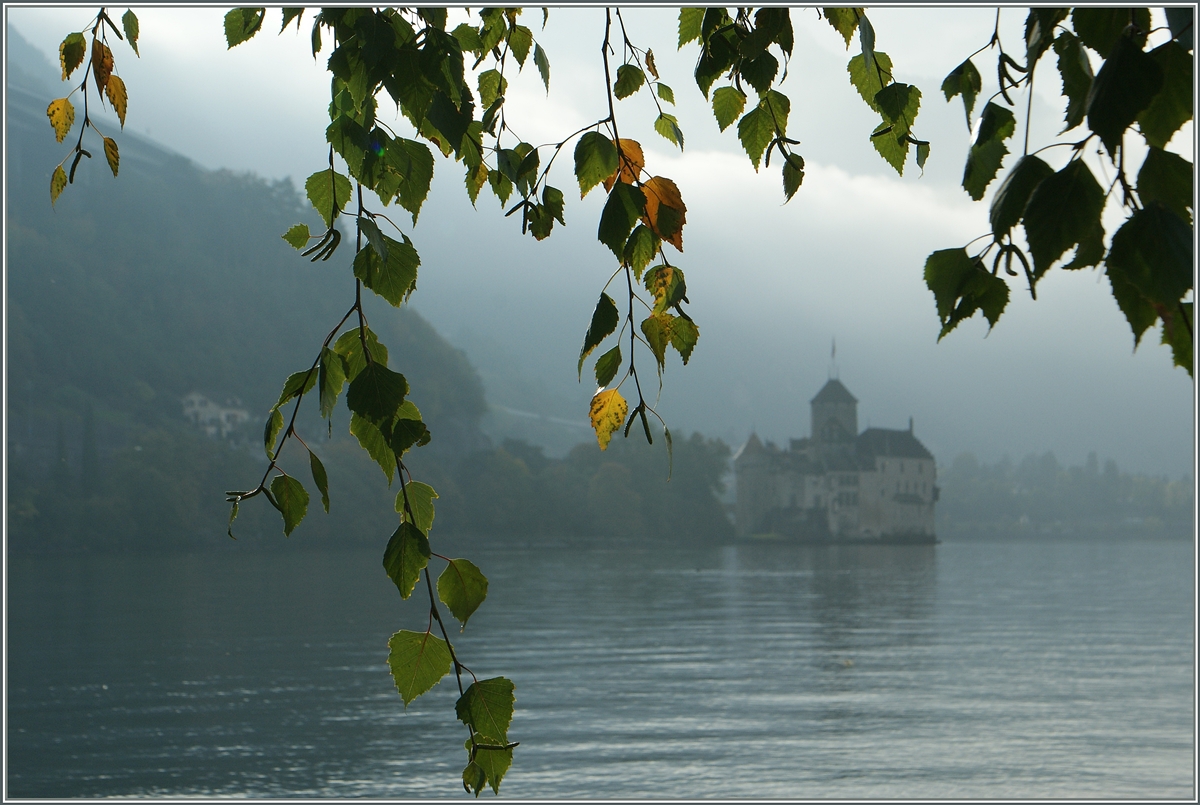 Das Ch�teau de Chillon im herbstlicne Rahmen.
22. Ok.t 2013 