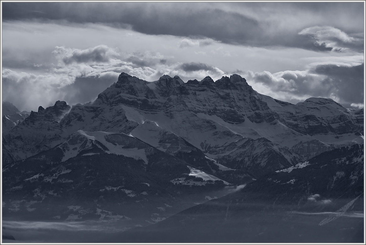 Die Dents-de-Midi am 21.01.2015