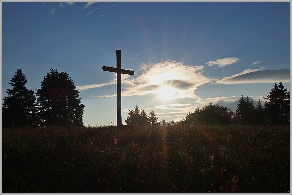 Morgenstimmung auf dem Les Pleiades.
(17.06.2015)