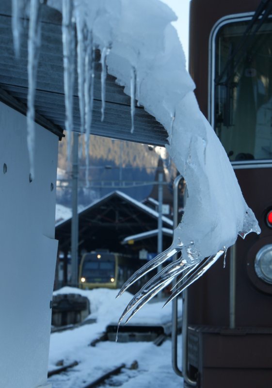 Der Winter zeigt seine Krallen.
(Zweisimmen, den 29. Dez. 2008)