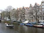 Ein Gracht in Amsterdam 02-03-2008.