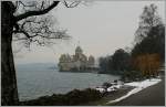 Winterliches Ch�teau de Chillon.