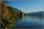 Das Ch�teau de Chillon im Abendlicht am 30.10.2012