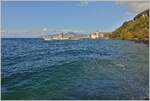 Das Dampfschiff Italie und das Château de Chillon - gerne wird das eine zur Anfahrt für den Besuch des anderen genutzt. 
(21.10.2021)