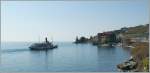 Der Fr�hling f�ngt gut an: das Dampfschiff  Montreux  ist nach langer Pause auf Probefahrt.