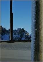 Blick auf die Berge durch die Lawinengalerie  (12.01.2012)