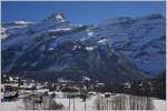 Reise ins winterliche Les Diablerets.