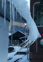 Der Winter zeigt seine Krallen.